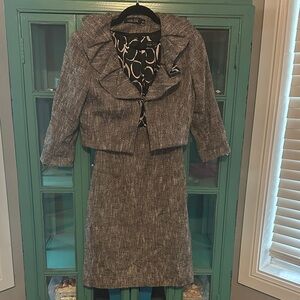 Vintage Y2K Teri Jon Tweed Pageant Interview Suit